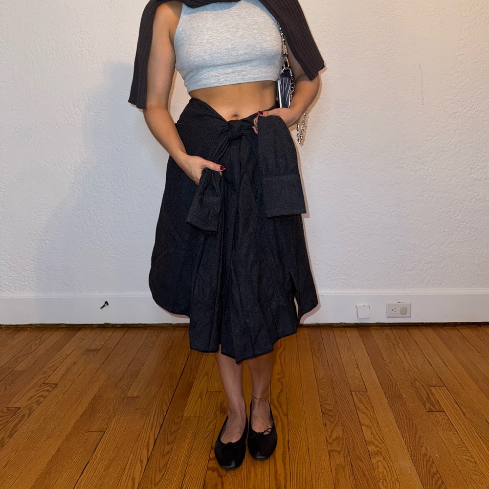 Marc Jacobs Black Midi Skirt